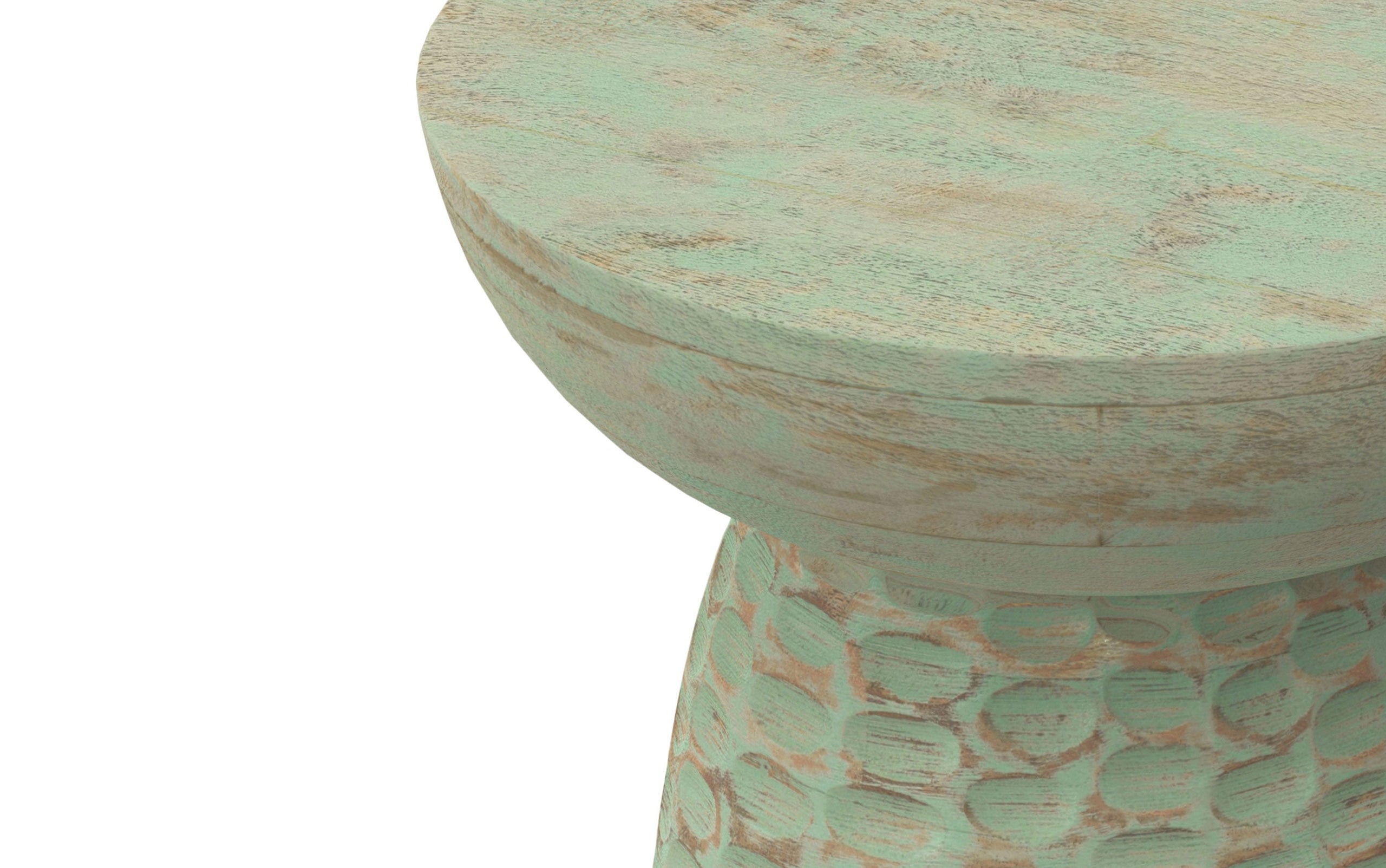 Green Wash | Boyd Wooden Accent Table