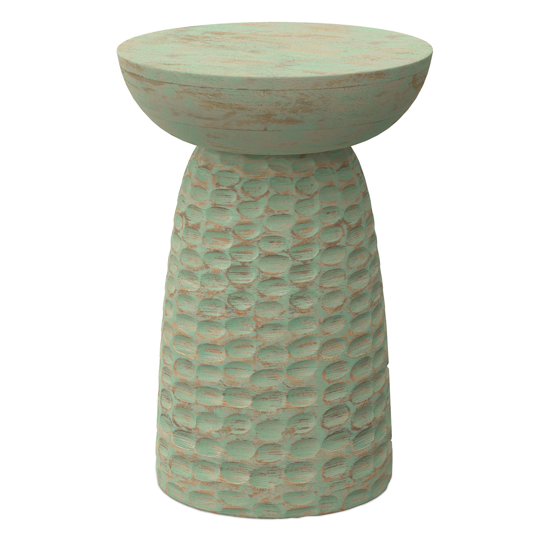 Green Wash | Boyd Wooden Accent Table