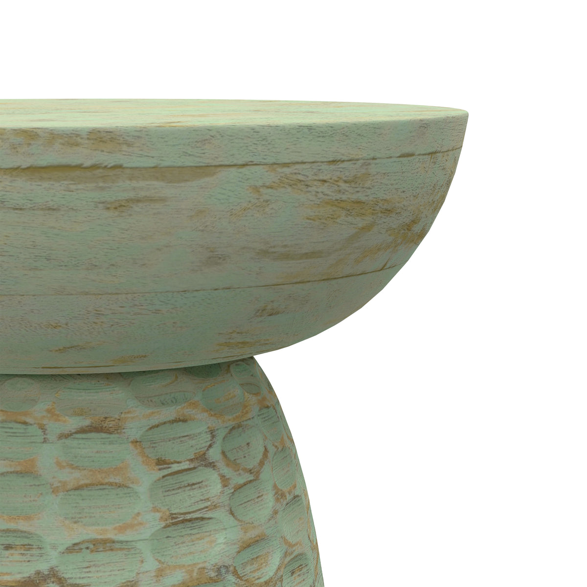 Green Wash | Boyd 13 inch Accent Table in Green Wash