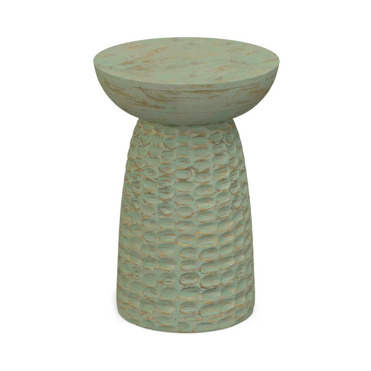 Green Wash | Boyd 13 inch Accent Table in Green Wash