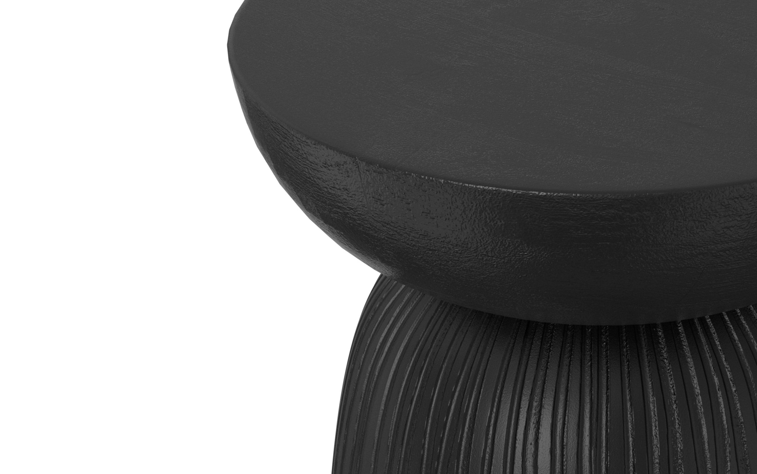 Black | Boyd 13 inch Line Accent Table