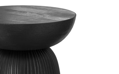 Black | Boyd 13 inch Line Accent Table