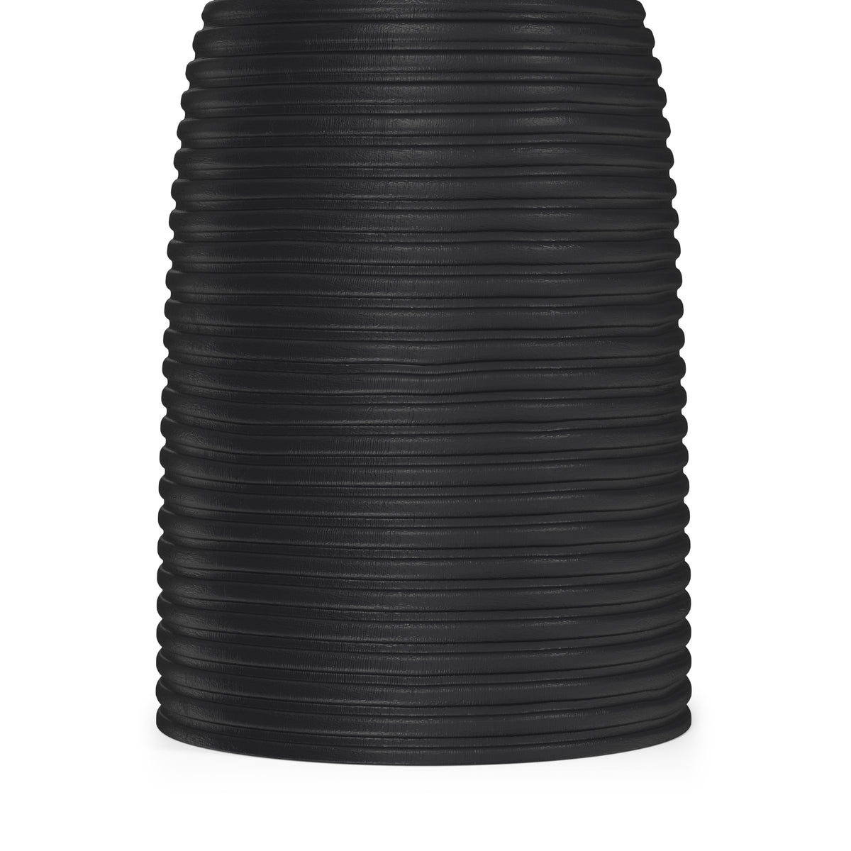 Black | Boyd 13 inch Ribbed Accent Table
