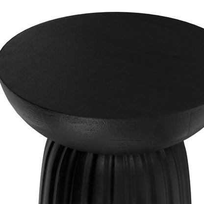 Black | Boyd 13 inch Stripe Accent Table