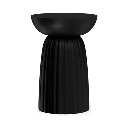 Black | Boyd 13 inch Stripe Accent Table