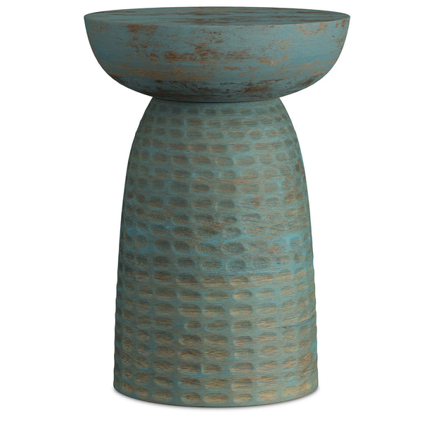 Teal Wash | Boyd Wooden Accent Table