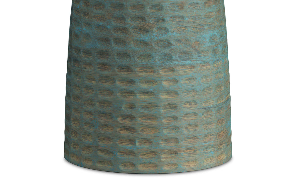 Teal Wash | Boyd Wooden Accent Table