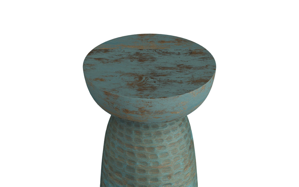 Teal Wash | Boyd Wooden Accent Table