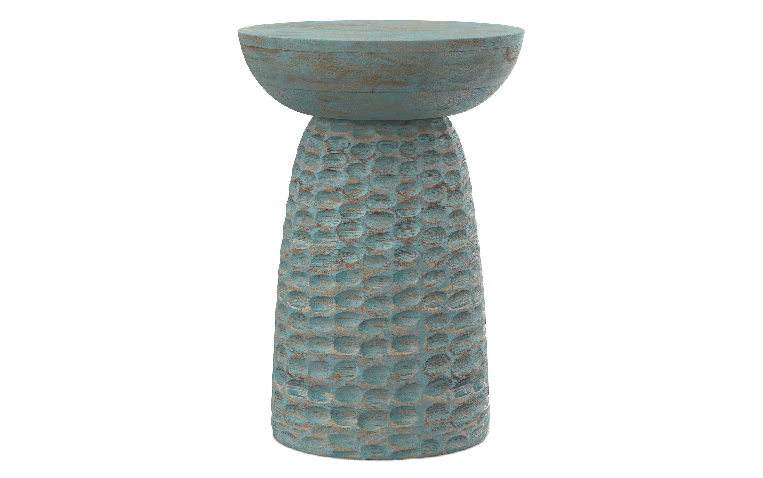 Teal Wash | Boyd Wooden Accent Table