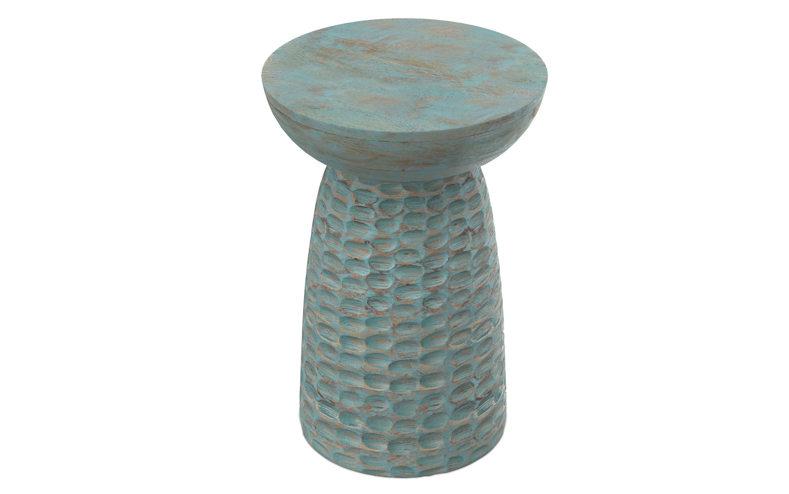 Teal Wash | Boyd Wooden Accent Table