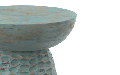 Teal Wash | Boyd Wooden Accent Table