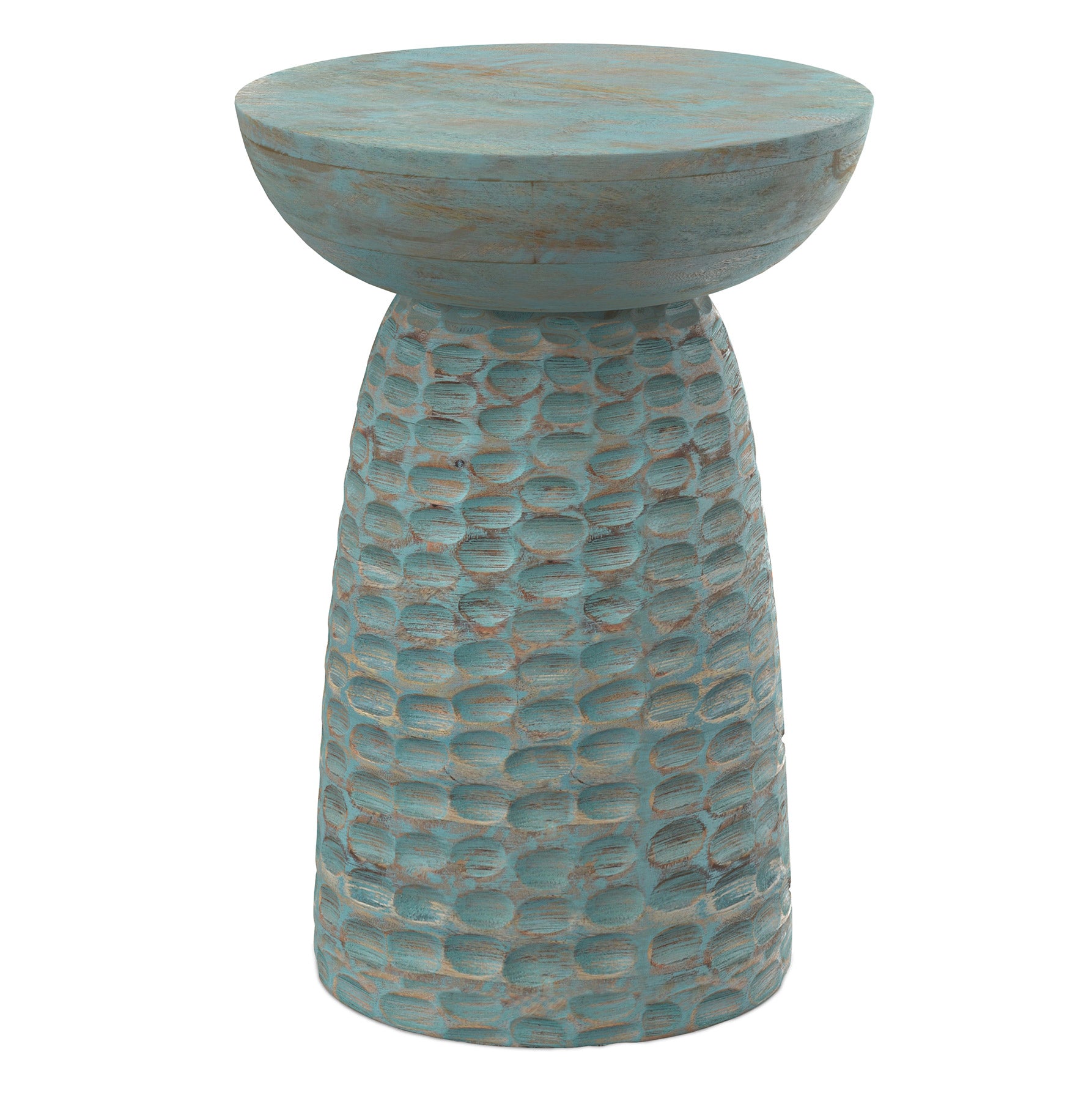 Teal Wash | Boyd Wooden Accent Table