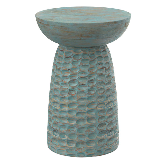 Teal Wash | Boyd Wooden Accent Table