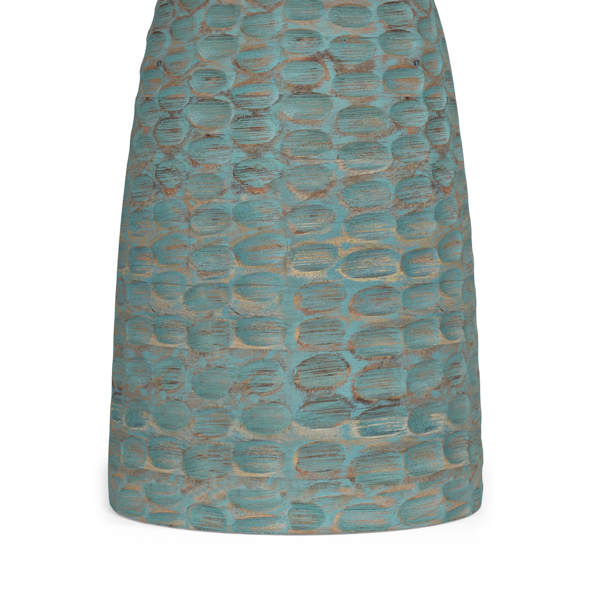 Teal Wash | Boyd 13 inch Accent Table in Mango