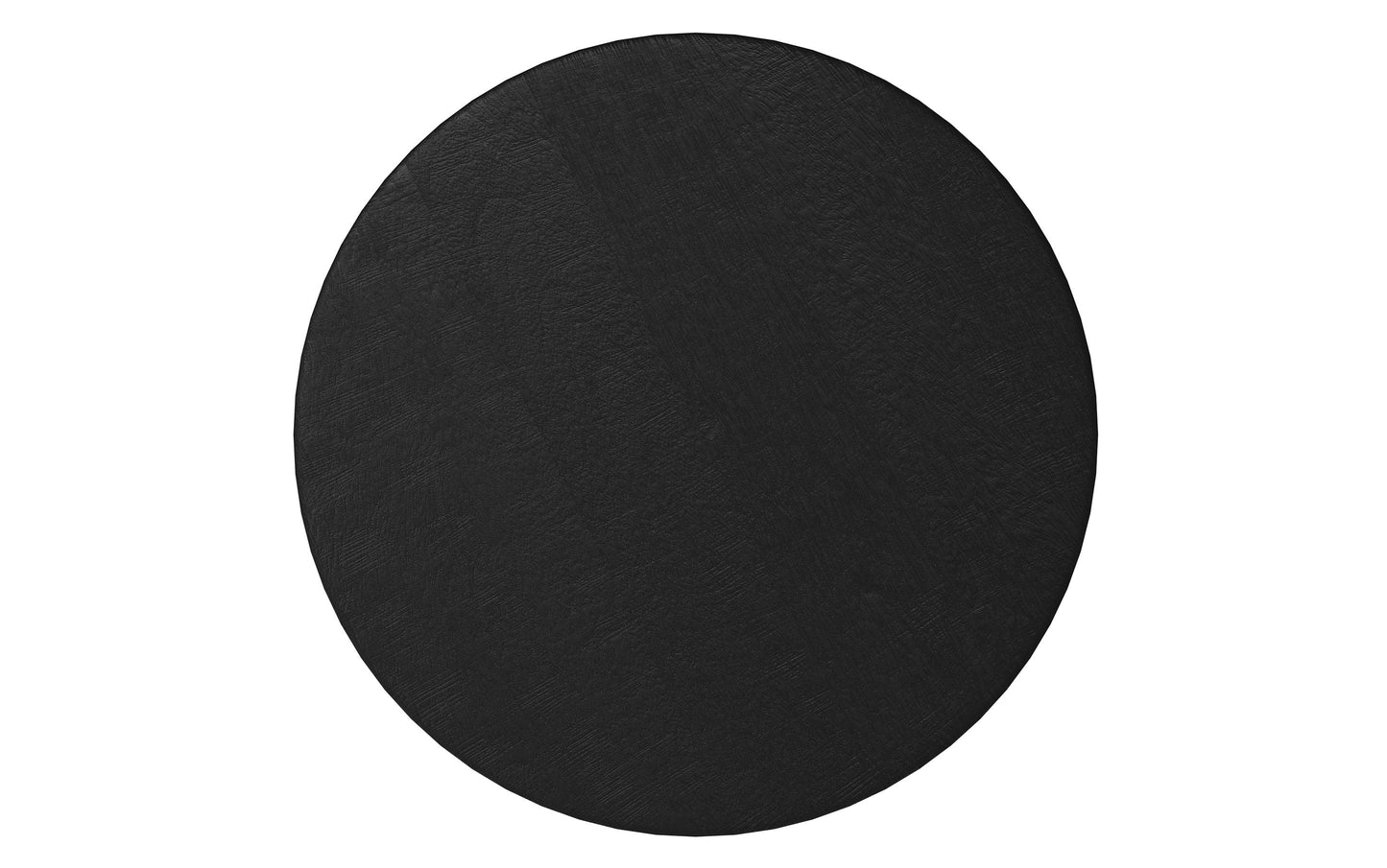 Black | Boyd 13 inch V-Chisel Accent Table