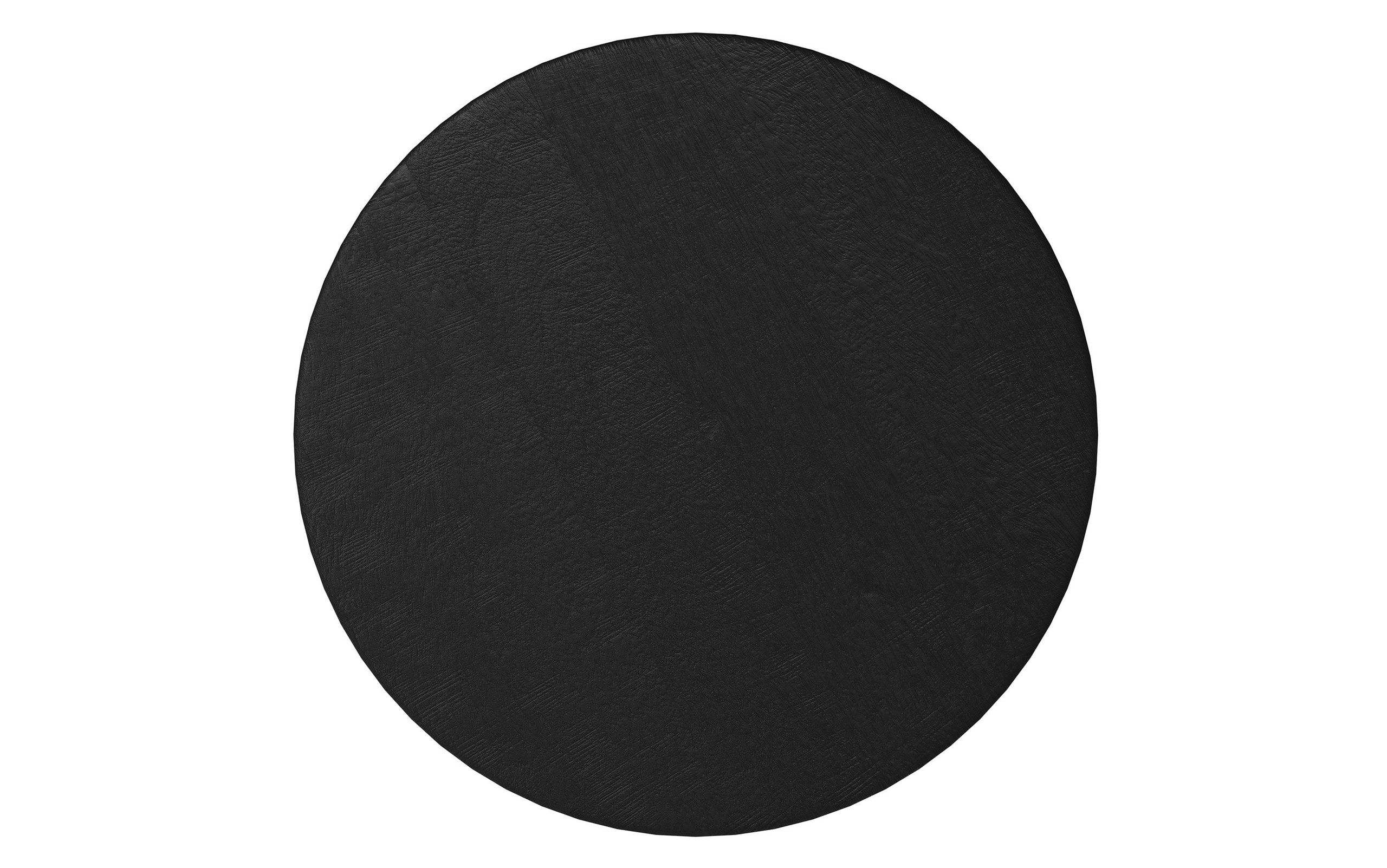 Black | Boyd 13 inch V-Chisel Accent Table