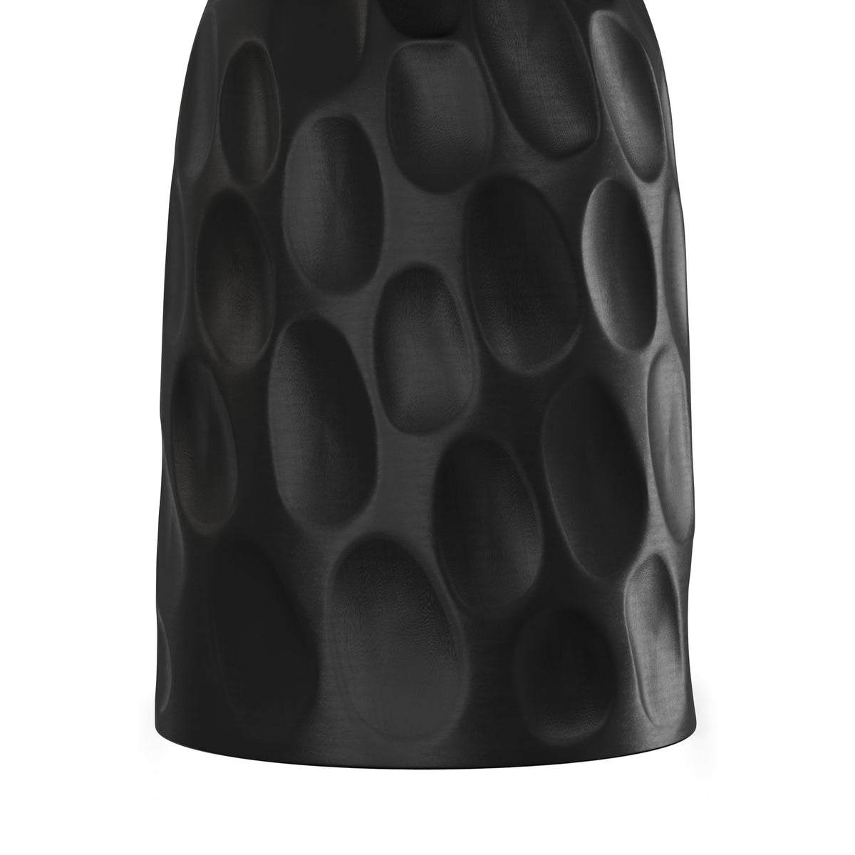 Black | Boyd 13 inch V-Chisel Accent Table