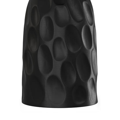 Black | Boyd 13 inch V-Chisel Accent Table