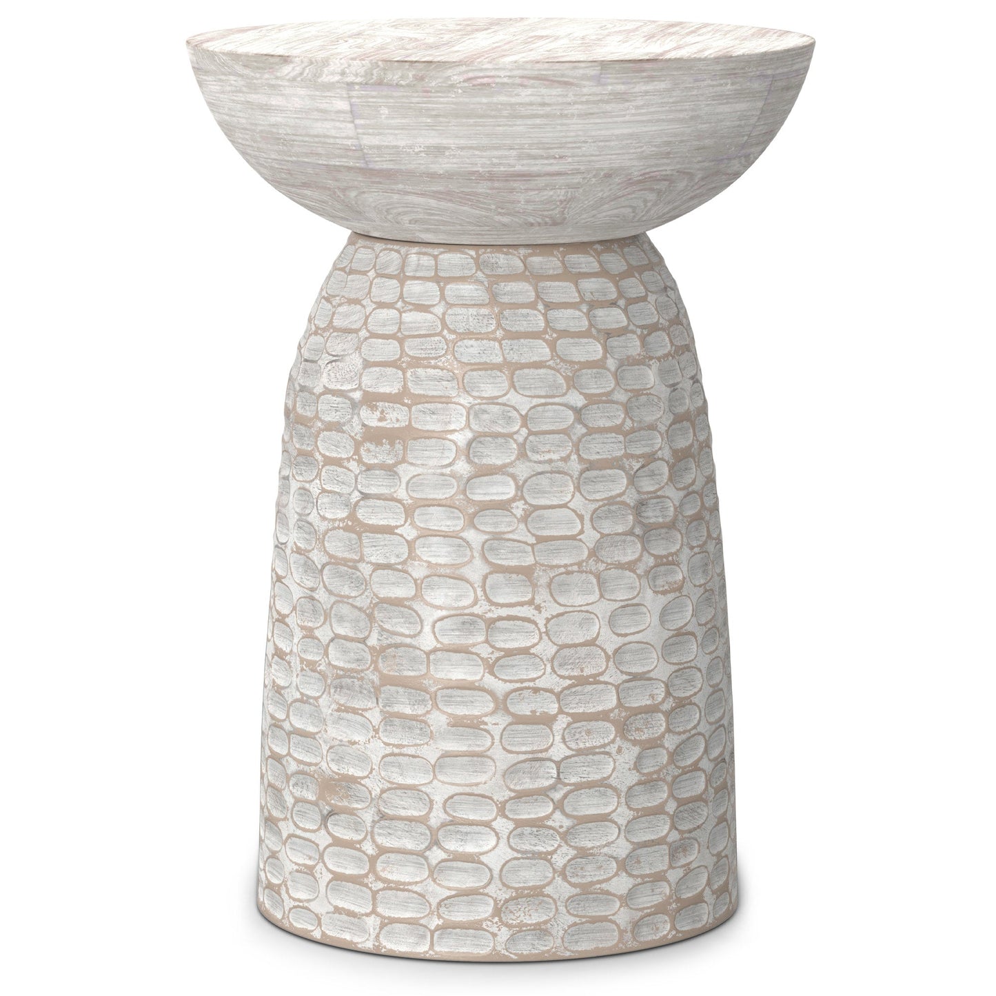 White Wash | Boyd Wooden Accent Table