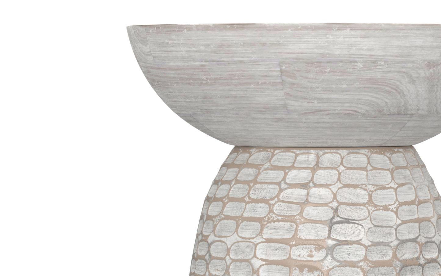 White Wash | Boyd Wooden Accent Table