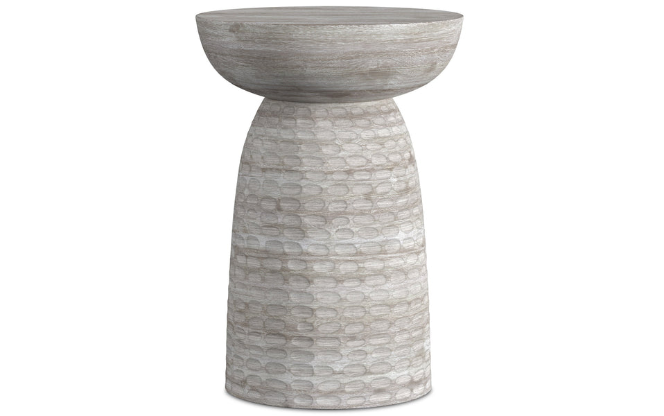 White Wash | Boyd Wooden Accent Table