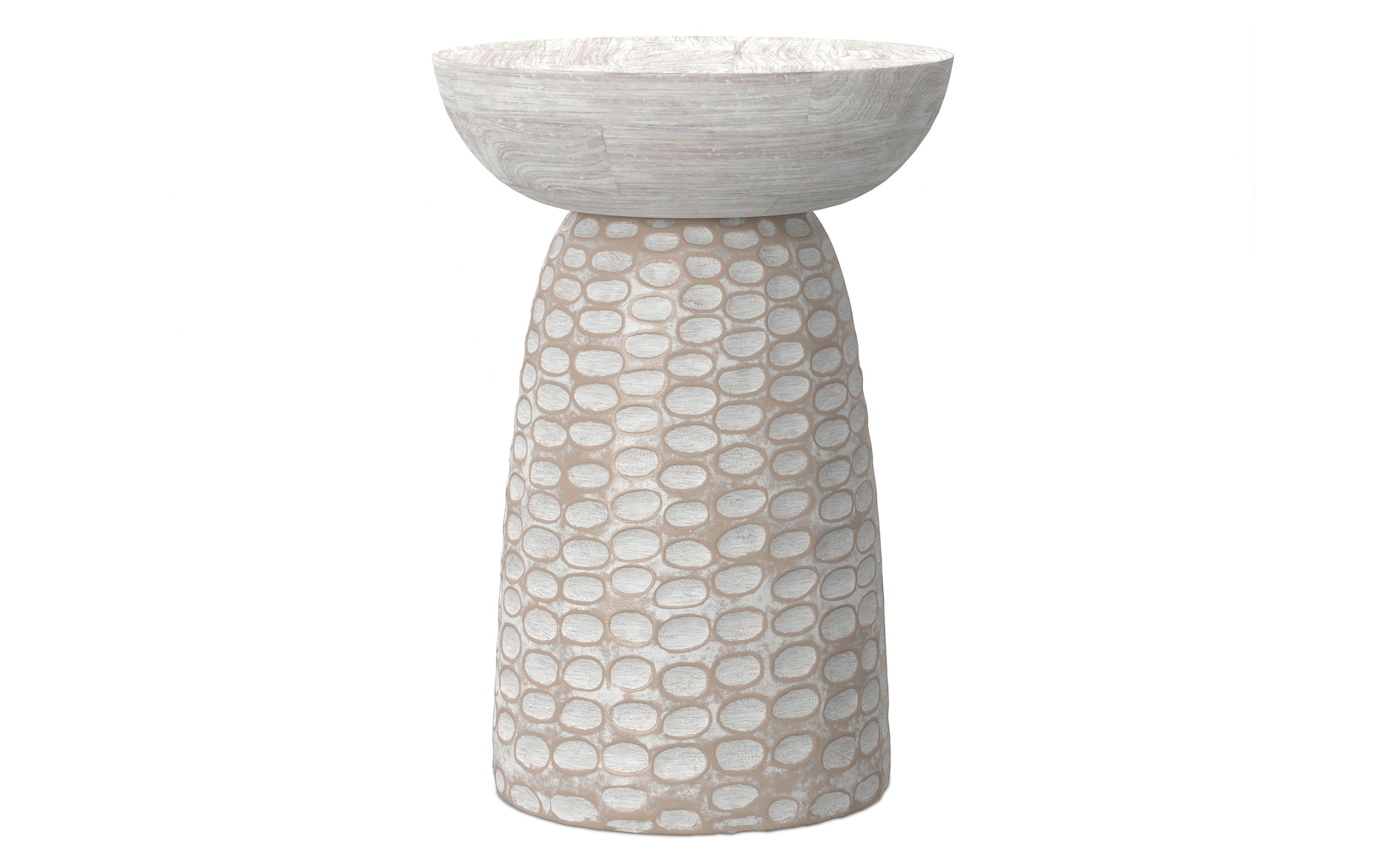 White Wash | Boyd Wooden Accent Table
