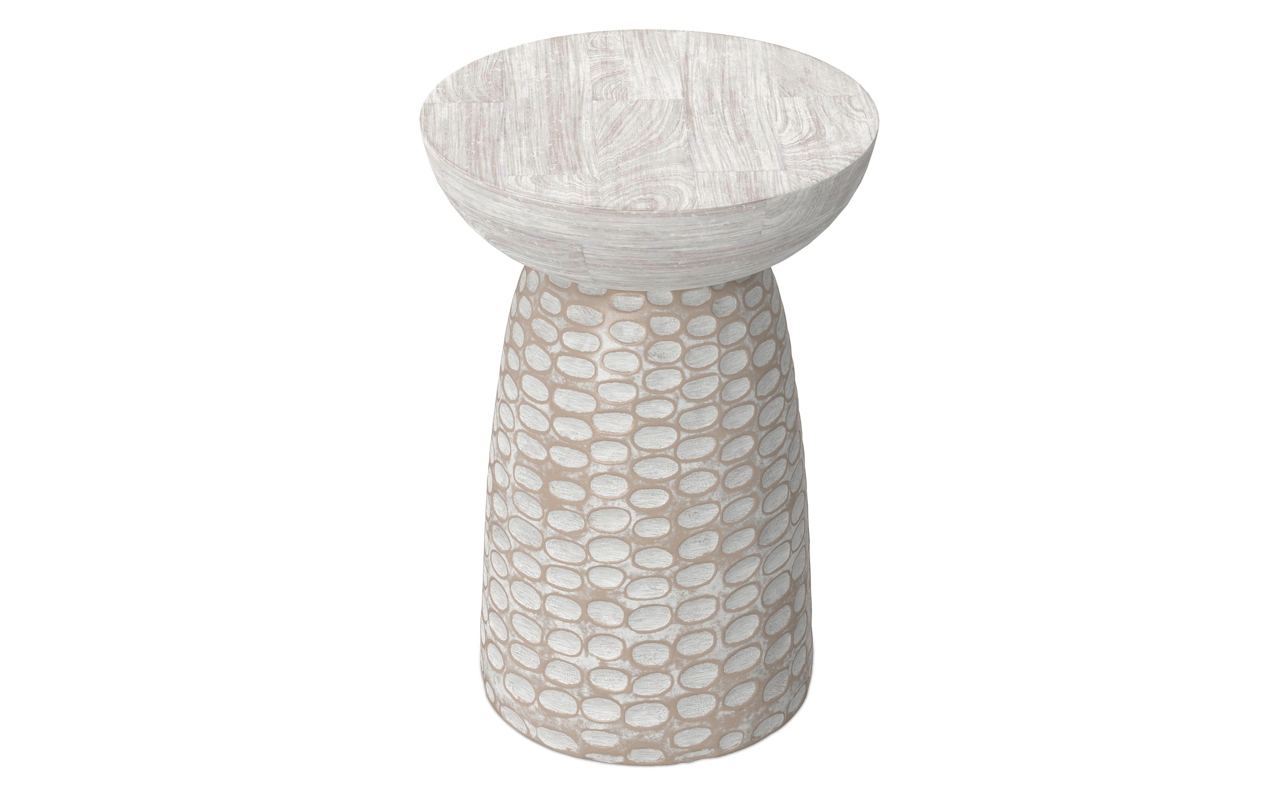 White Wash | Boyd Wooden Accent Table