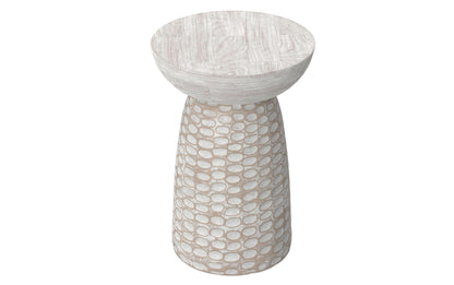 White Wash | Boyd Wooden Accent Table