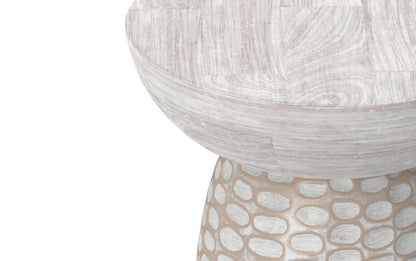 White Wash | Boyd Wooden Accent Table