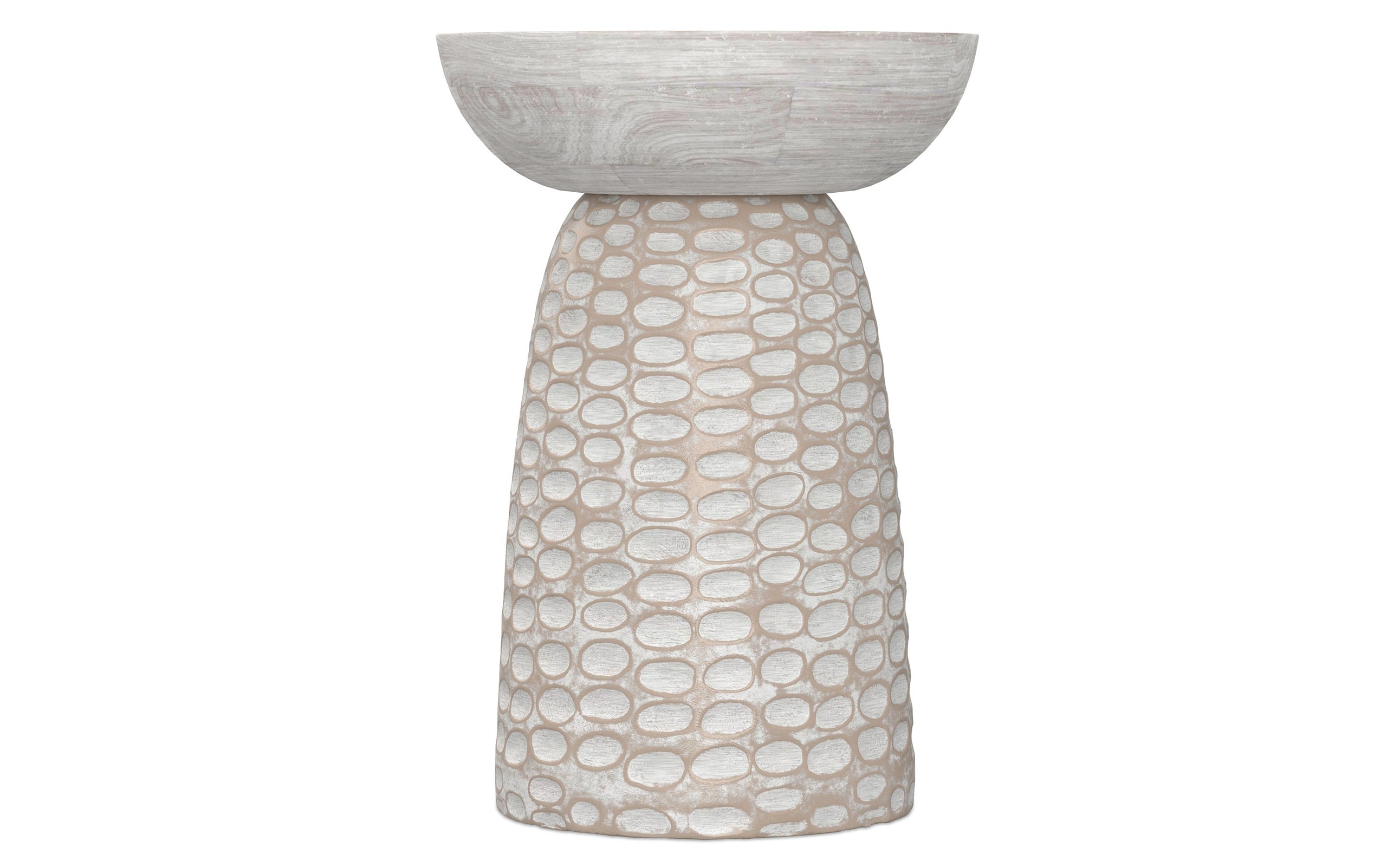 White Wash | Boyd Wooden Accent Table