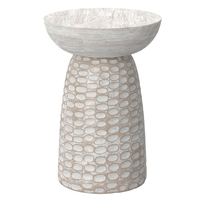 White Wash | Boyd Wooden Accent Table