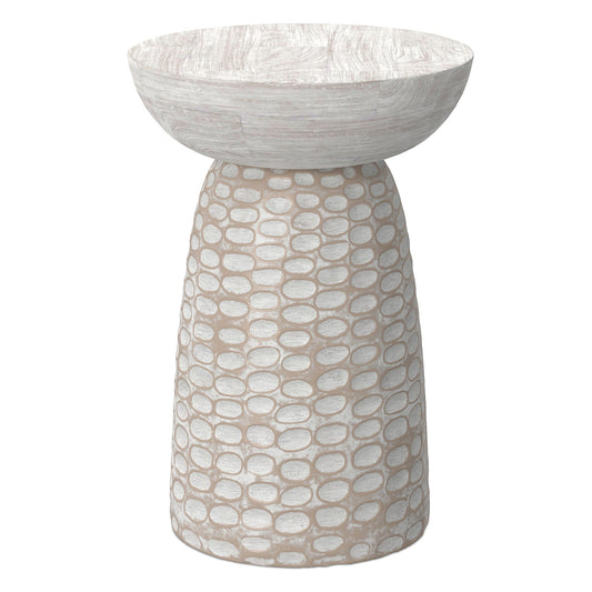 White Wash | Boyd Wooden Accent Table