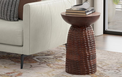 Warm Dark Brown 16 inch | Boyd 16 inch Accent Table
