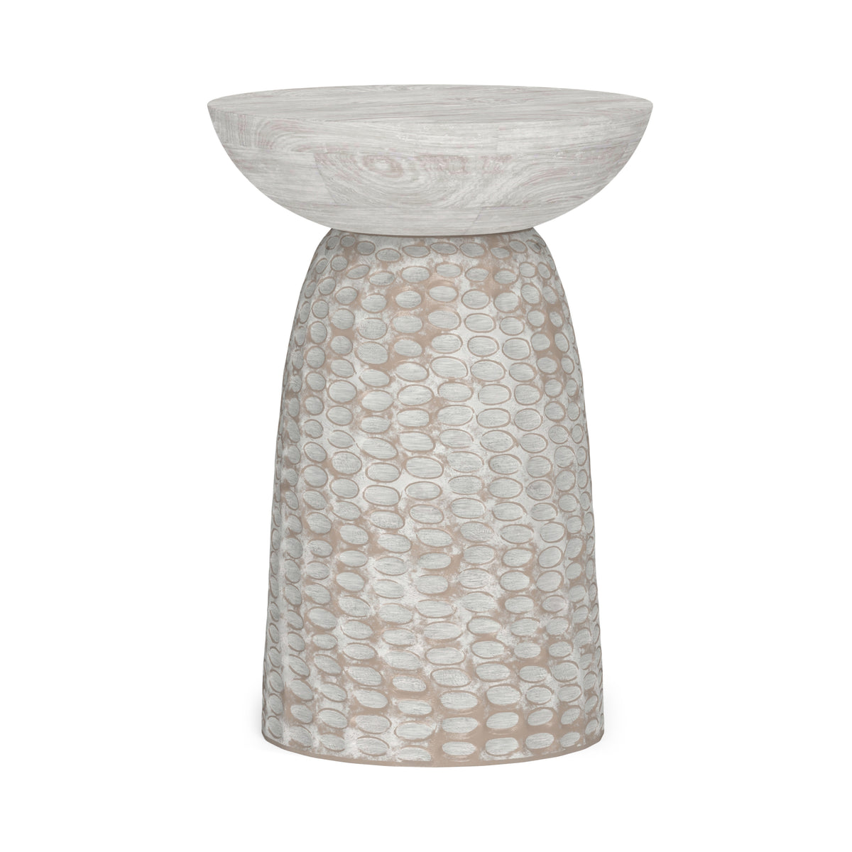 White Wash 16 inch | Boyd 16 inch Accent Table