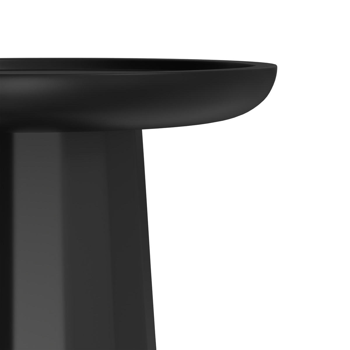 Black | Dayton Wooden Accent Table in Mango