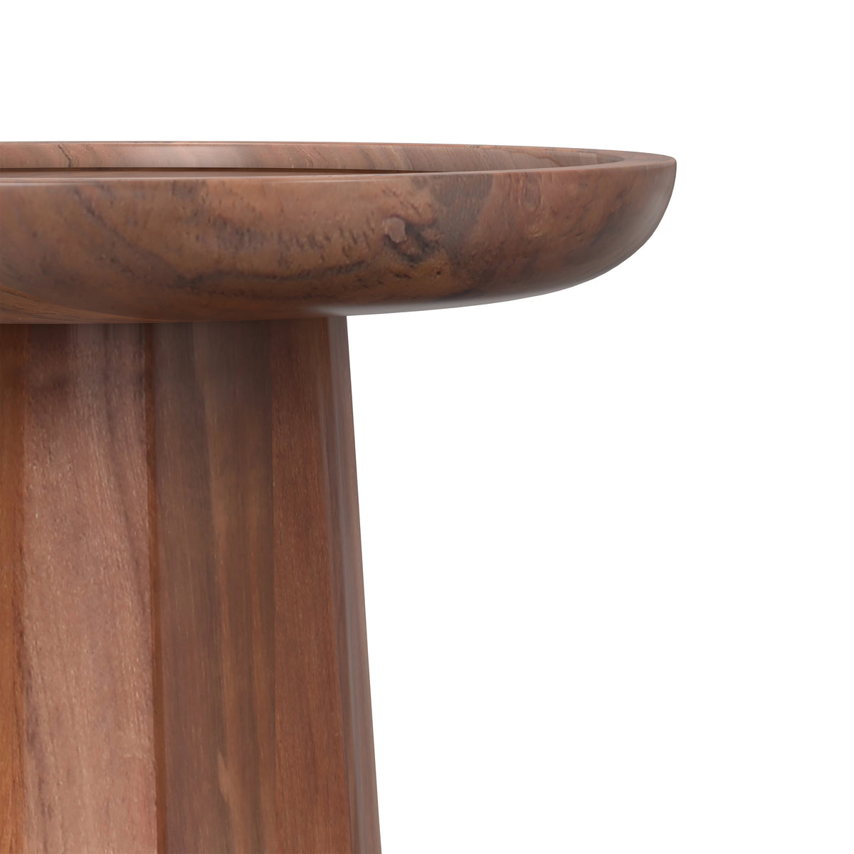 Light Cognac | Dayton Wooden Accent Table in Mango