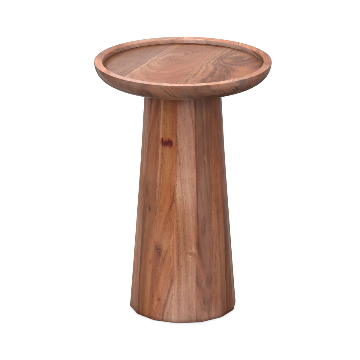 Light Cognac | Dayton Wooden Accent Table in Mango