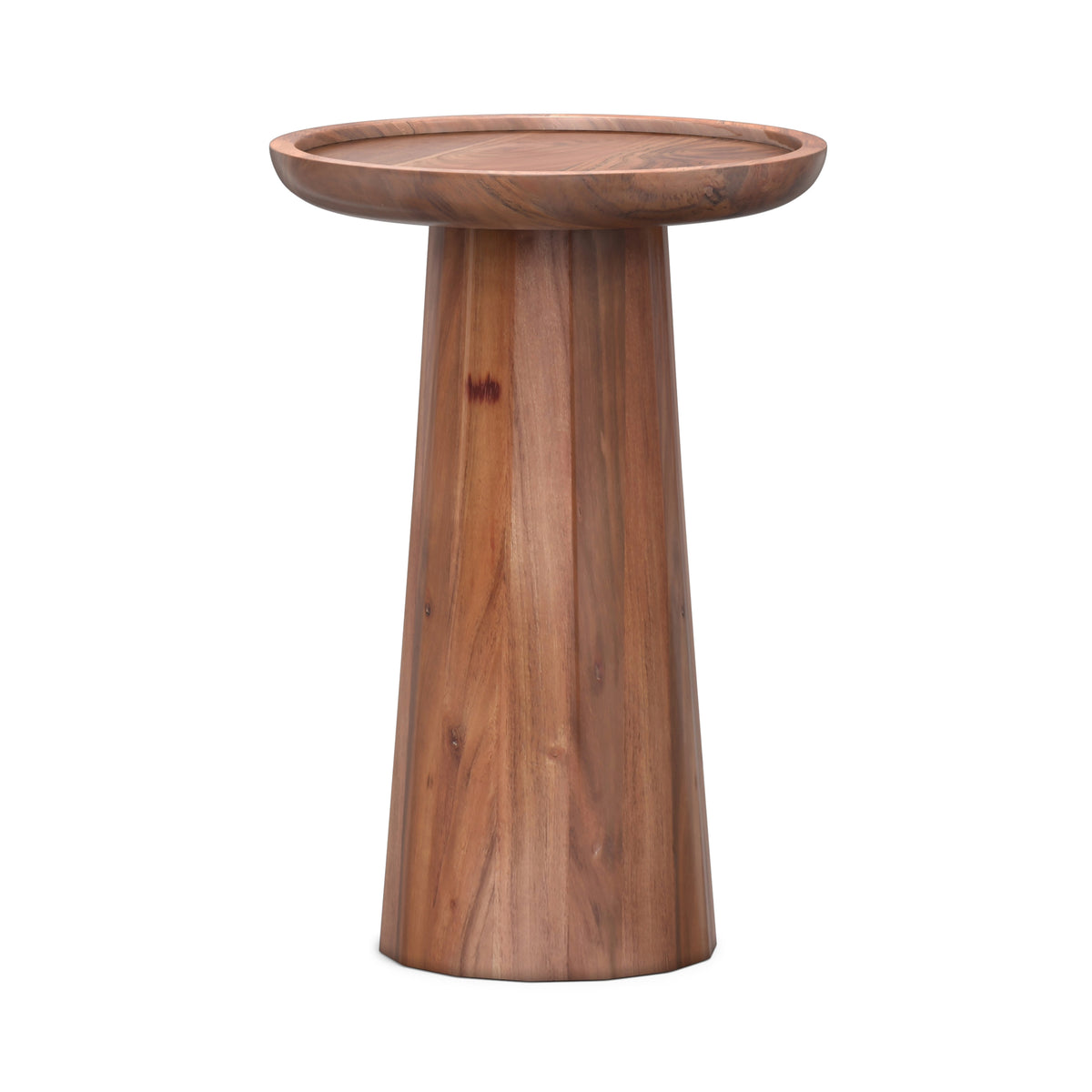 Light Cognac | Dayton Wooden Accent Table in Mango