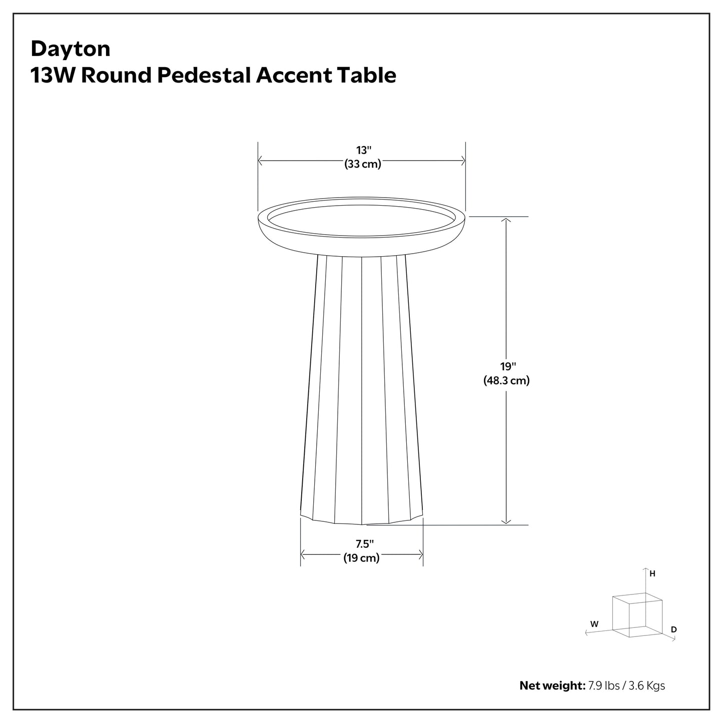 Natural | Dayton Wooden Accent Table