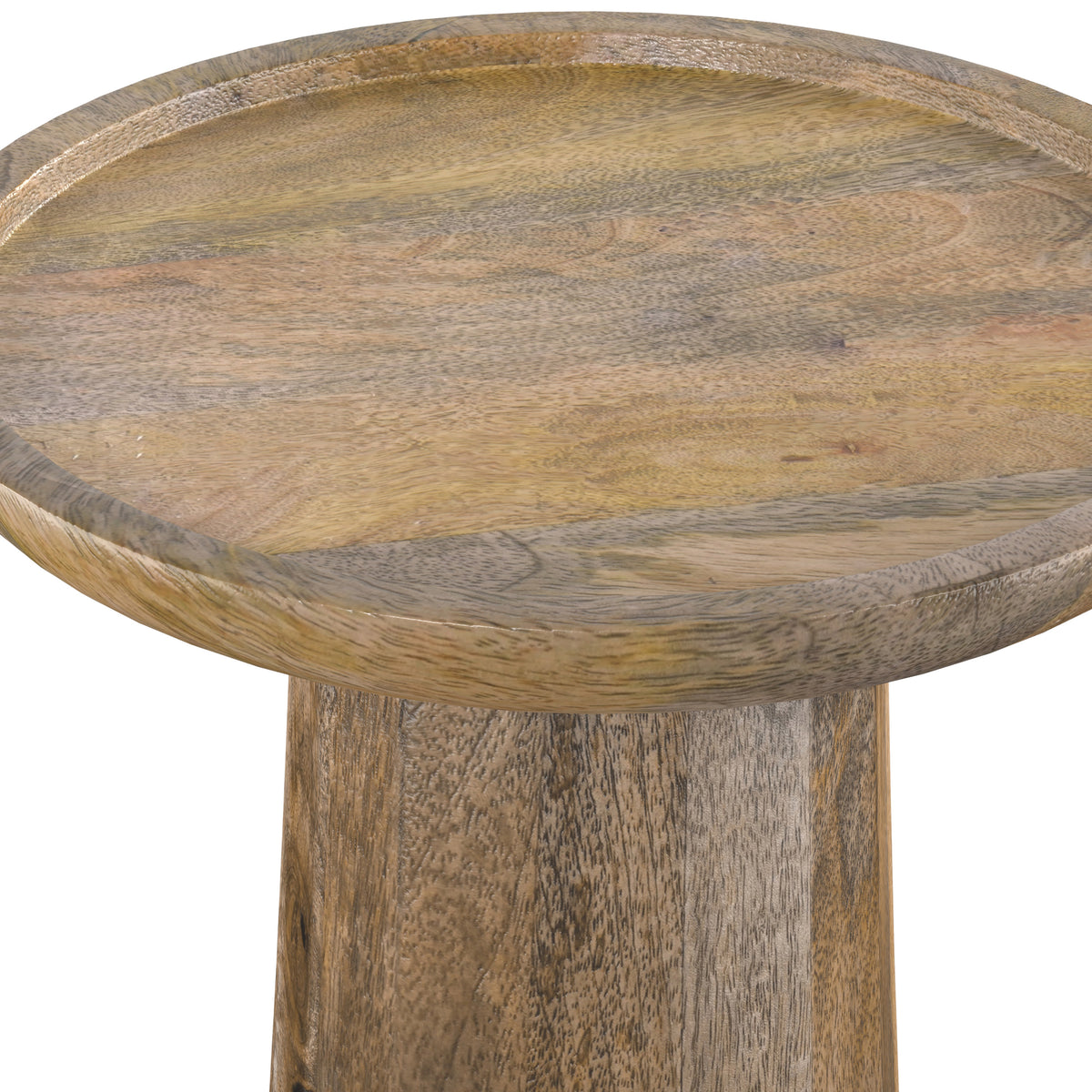 Natural | Dayton Wooden Accent Table in Mango