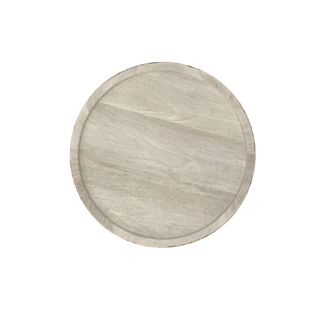 White Wash | Dayton Wooden Accent Table in Mango