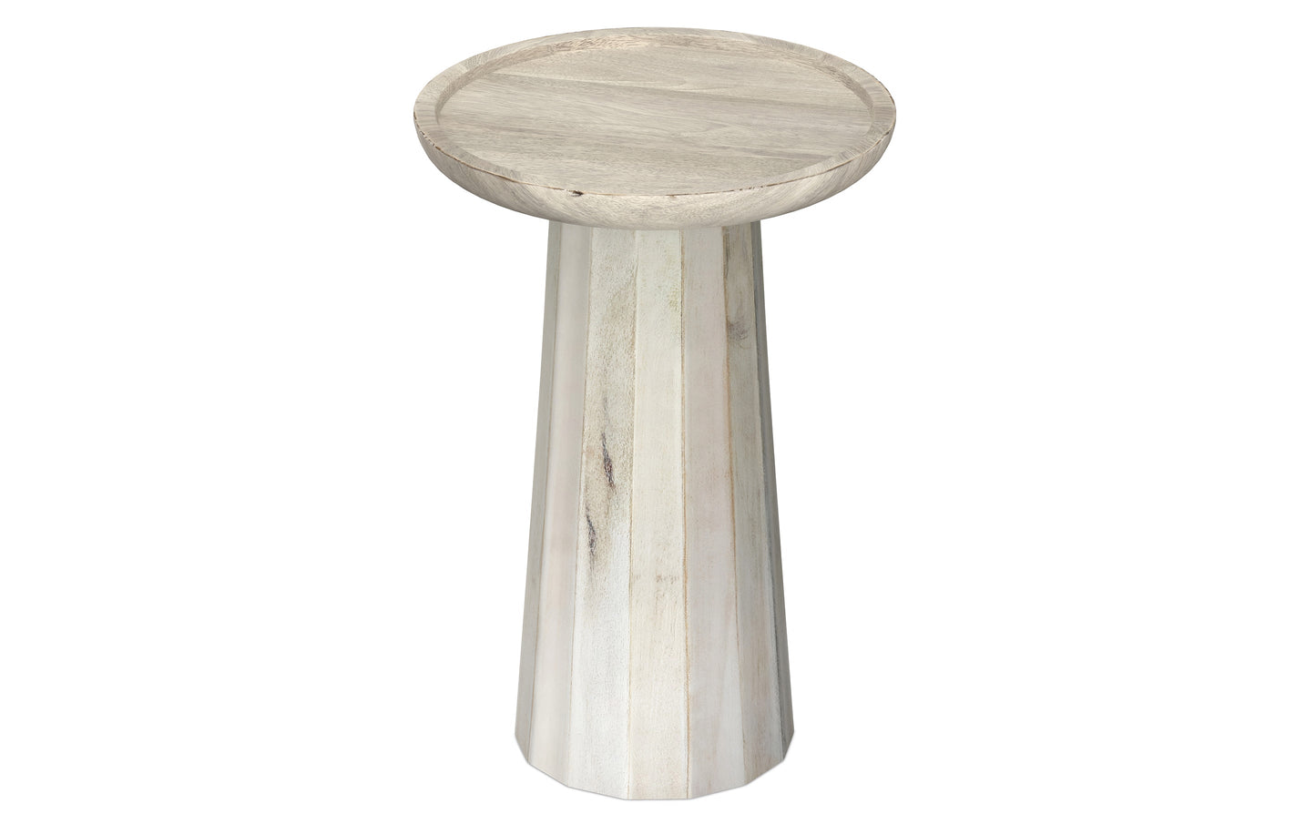 White Wash | Dayton Wooden Accent Table