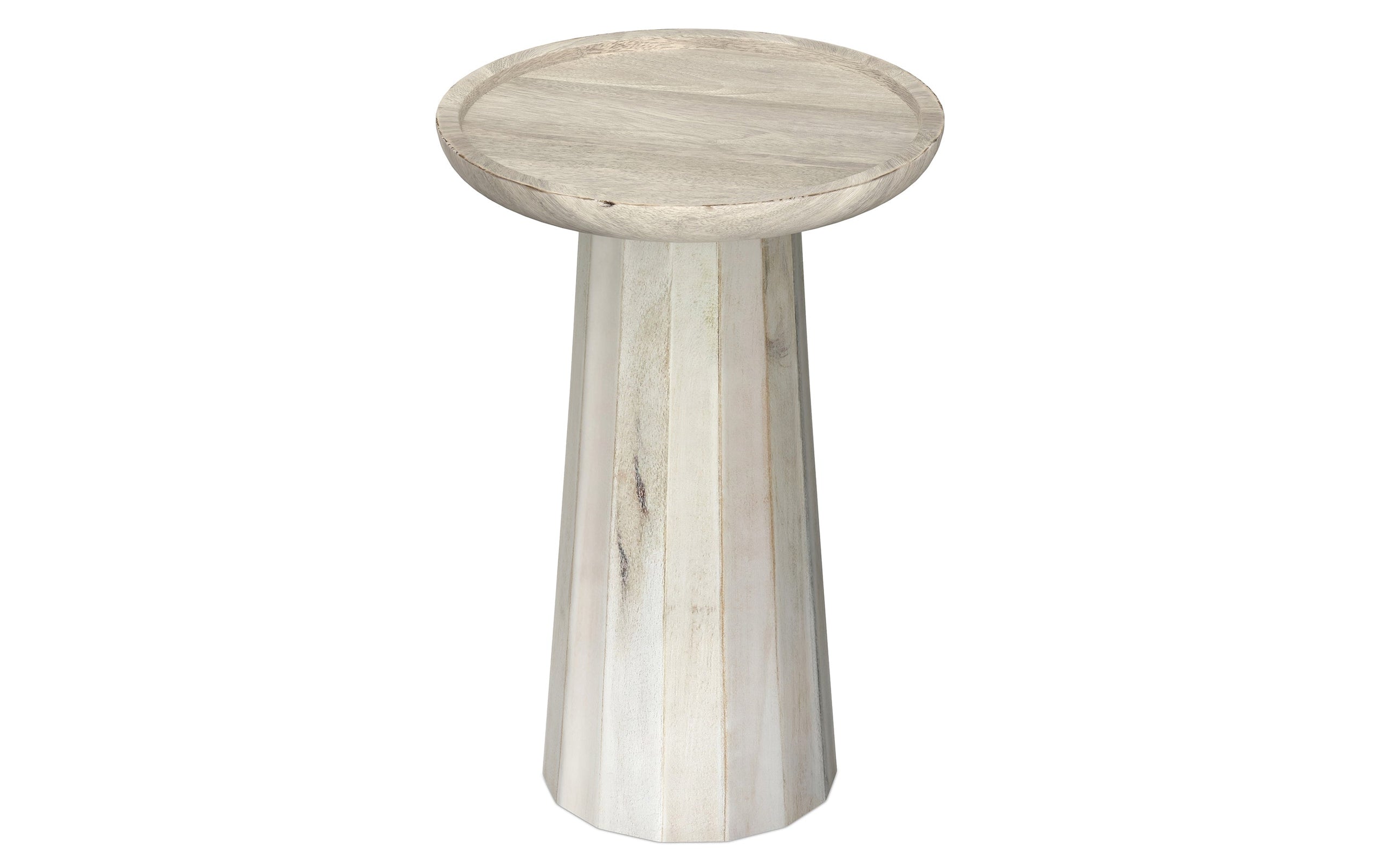 White Wash | Dayton Wooden Accent Table