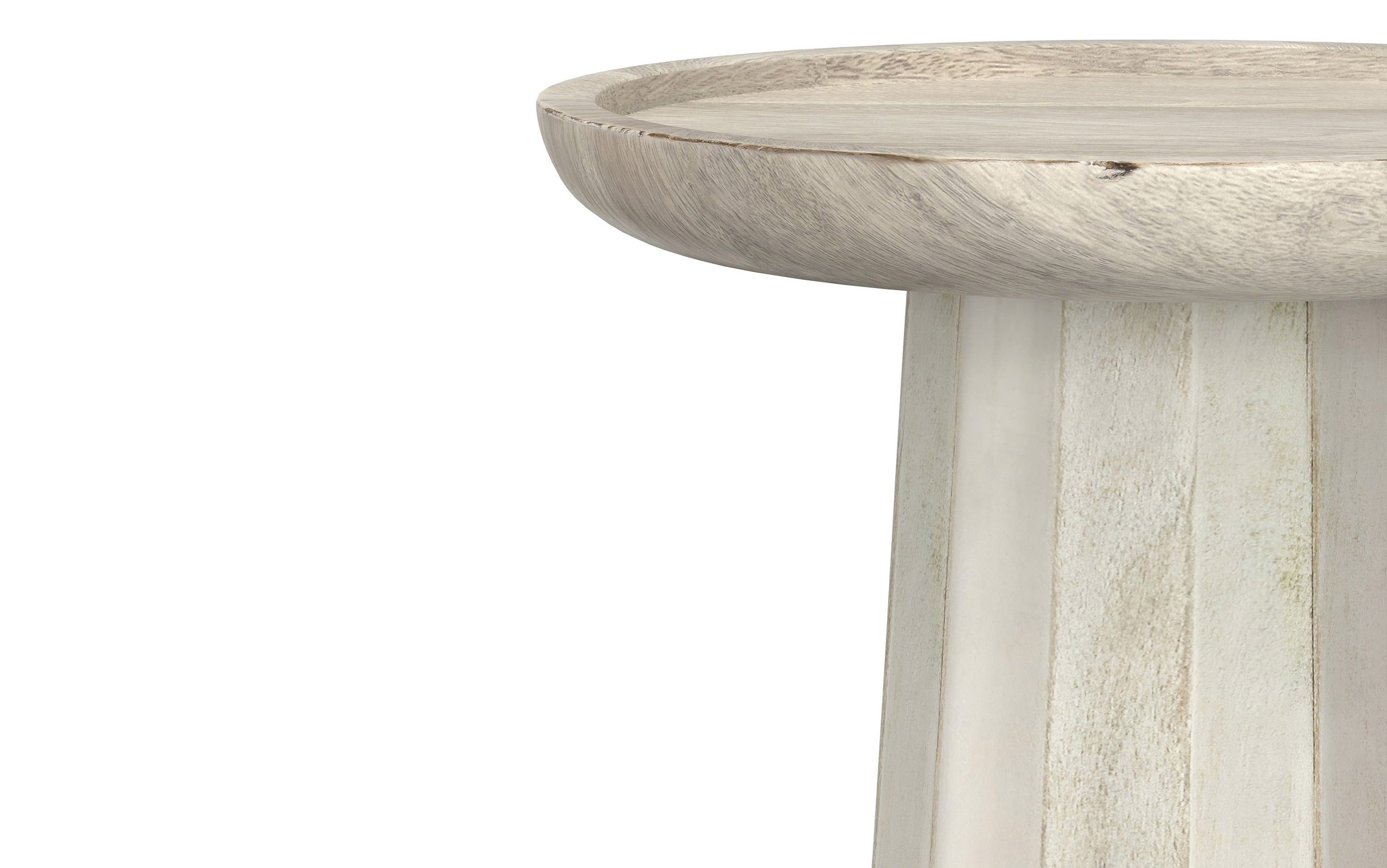 White Wash | Dayton Wooden Accent Table