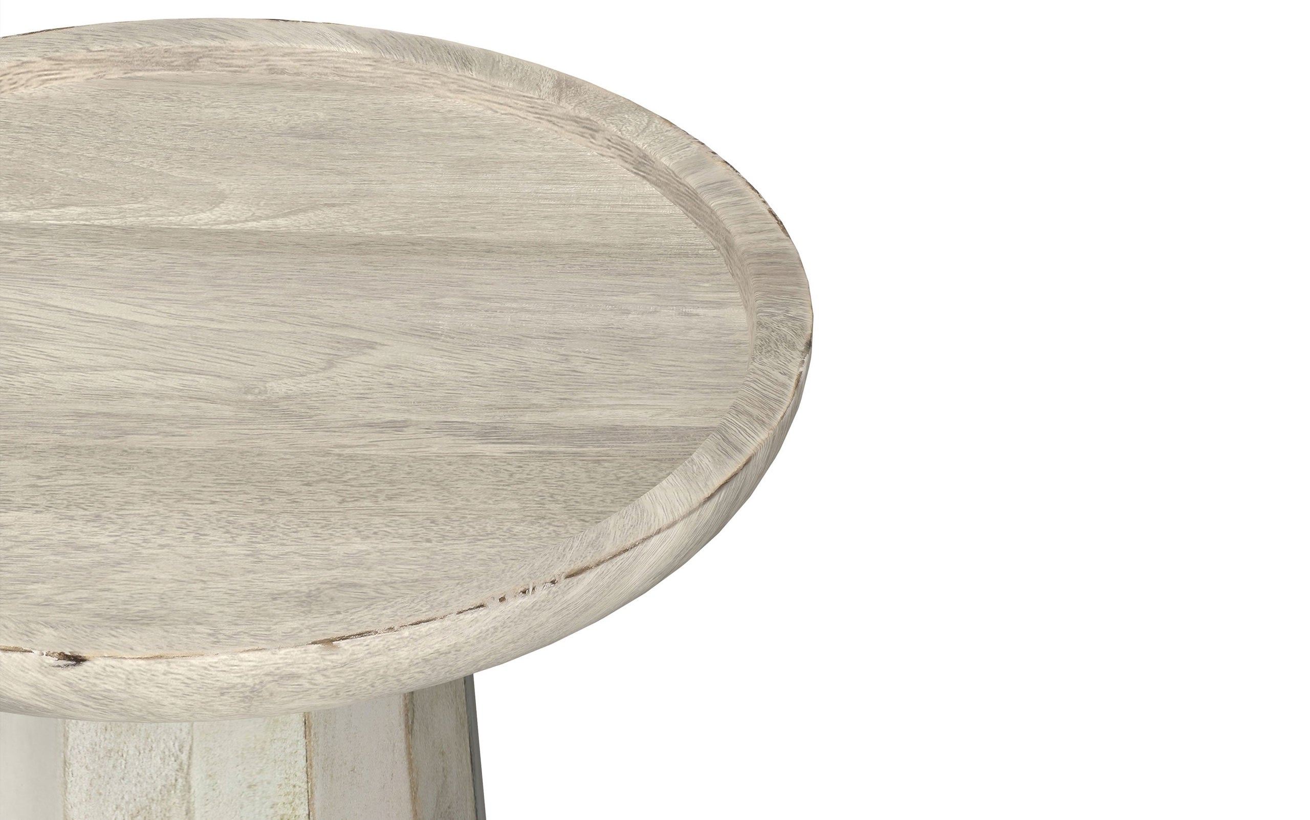 White Wash | Dayton Wooden Accent Table