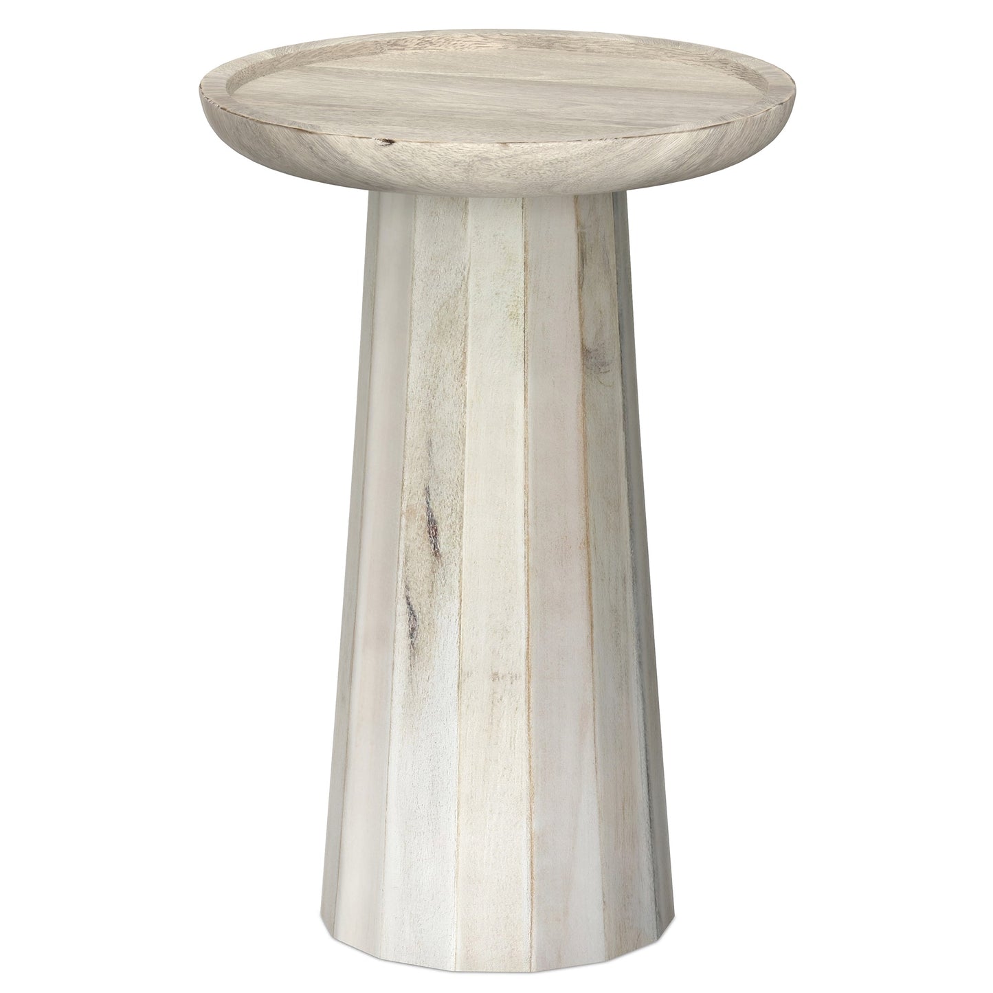 White Wash | Dayton Wooden Accent Table