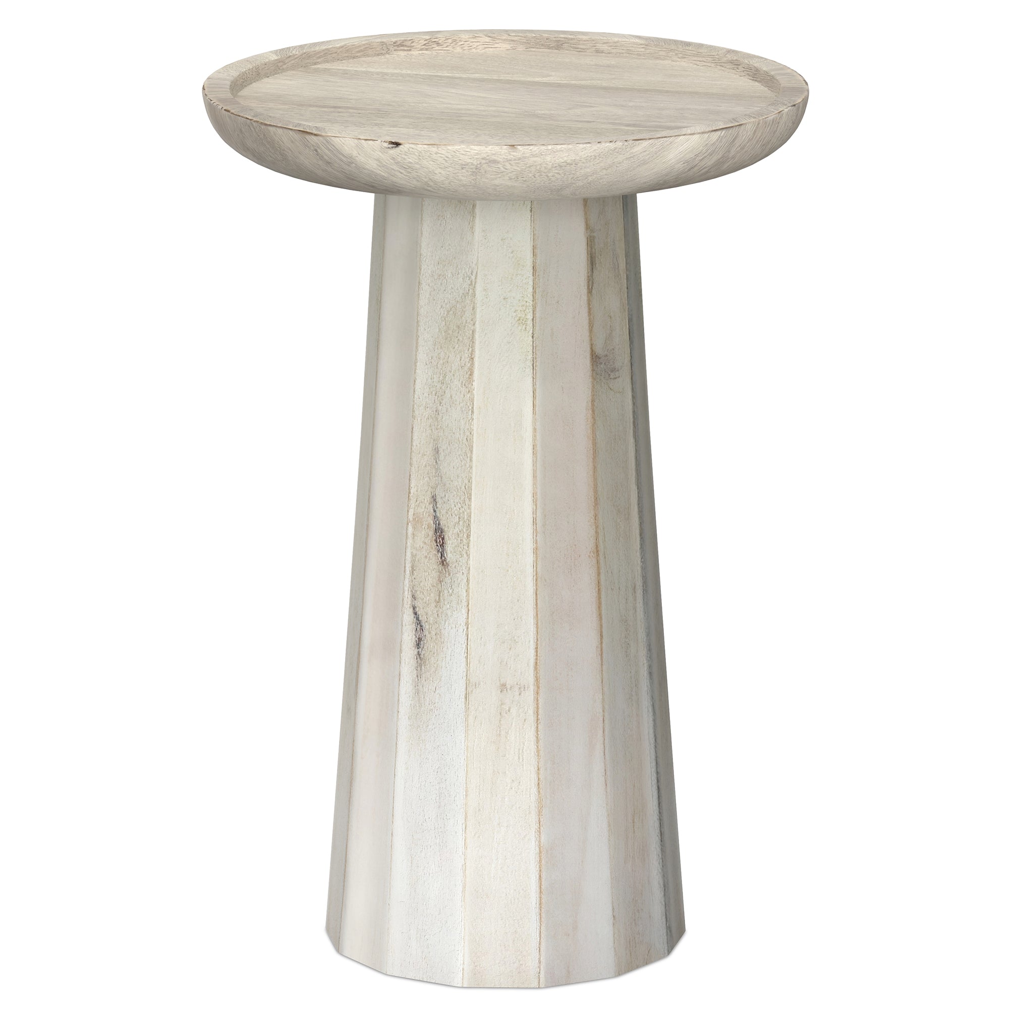 White Wash | Dayton Wooden Accent Table