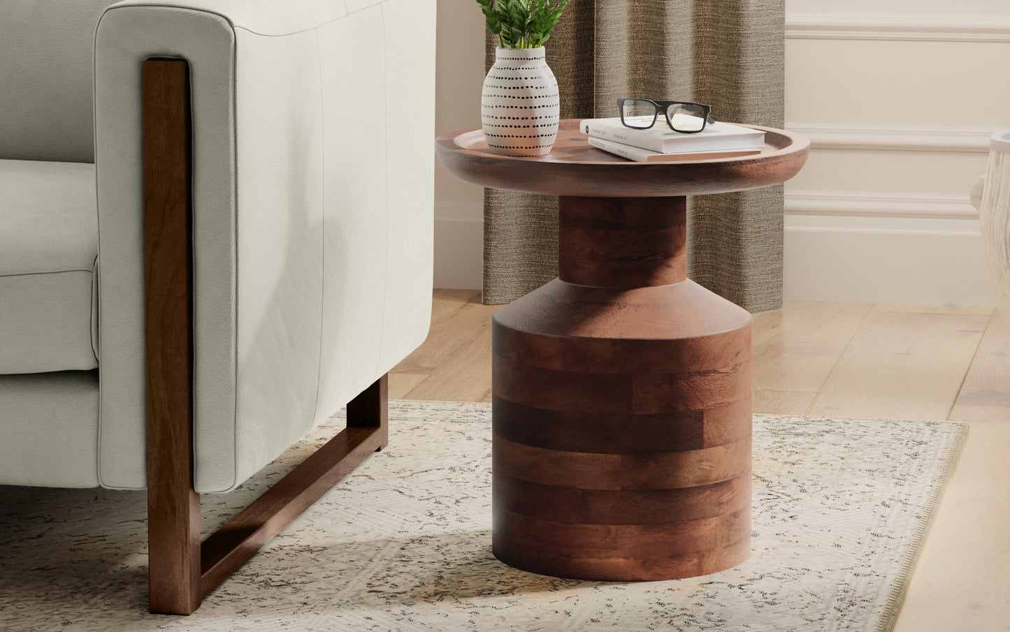 Warm Dark Brown | Haynes End Table