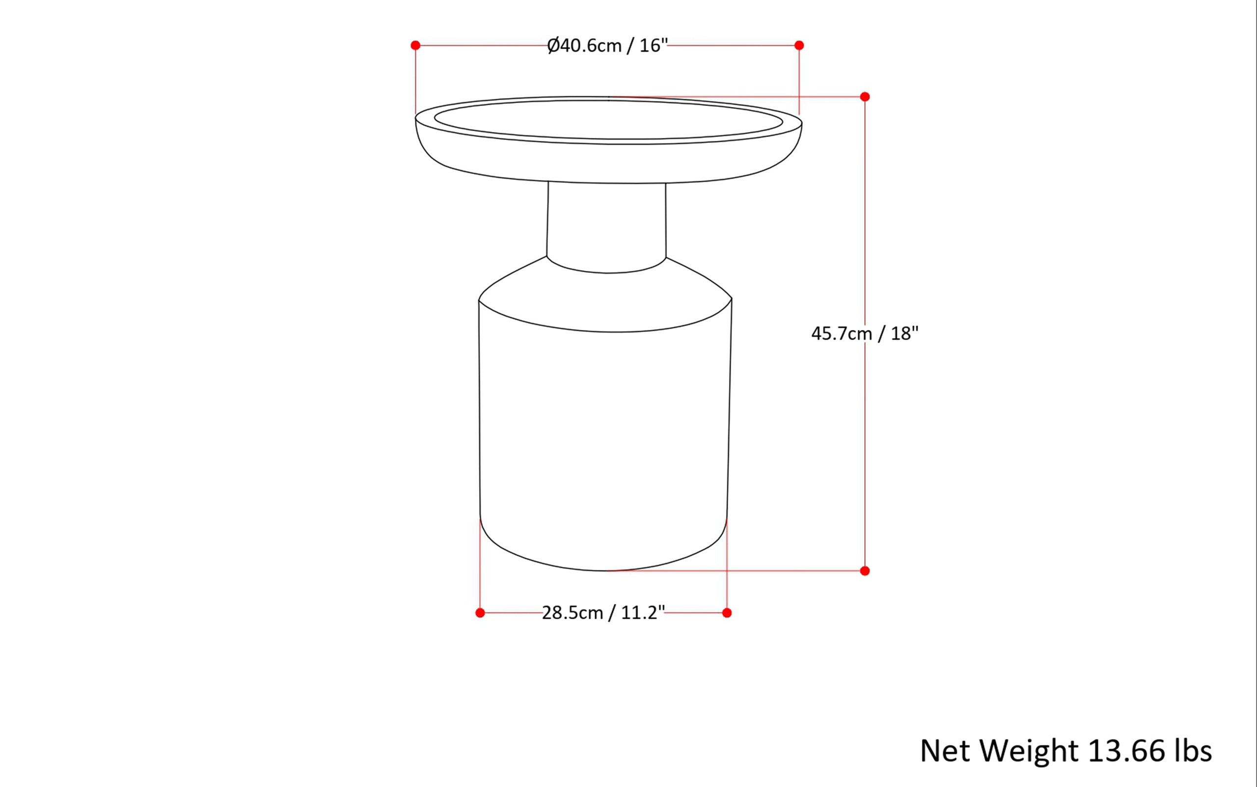 Teal Wash | Haynes End Table