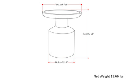 Warm Dark Brown | Haynes End Table